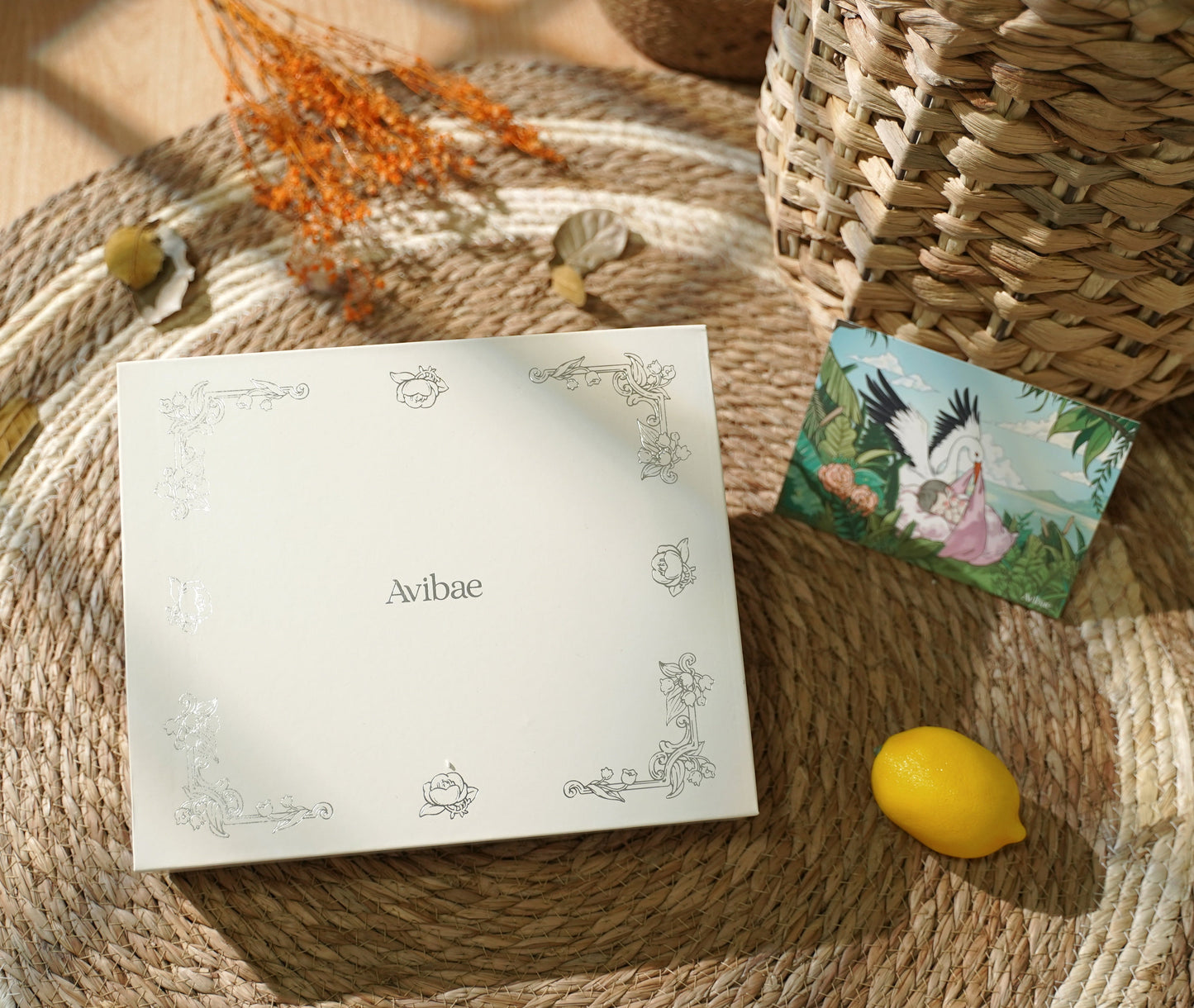 Avibae Classic Luxary Cotton Stitch 3-Piece Buddle Pearl Rose