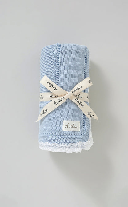 Avibae 100% Organic Cotton Baby Comfort Blanket