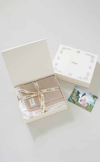 Avibae 100% Organic Cotton Baby Comfort Blanket