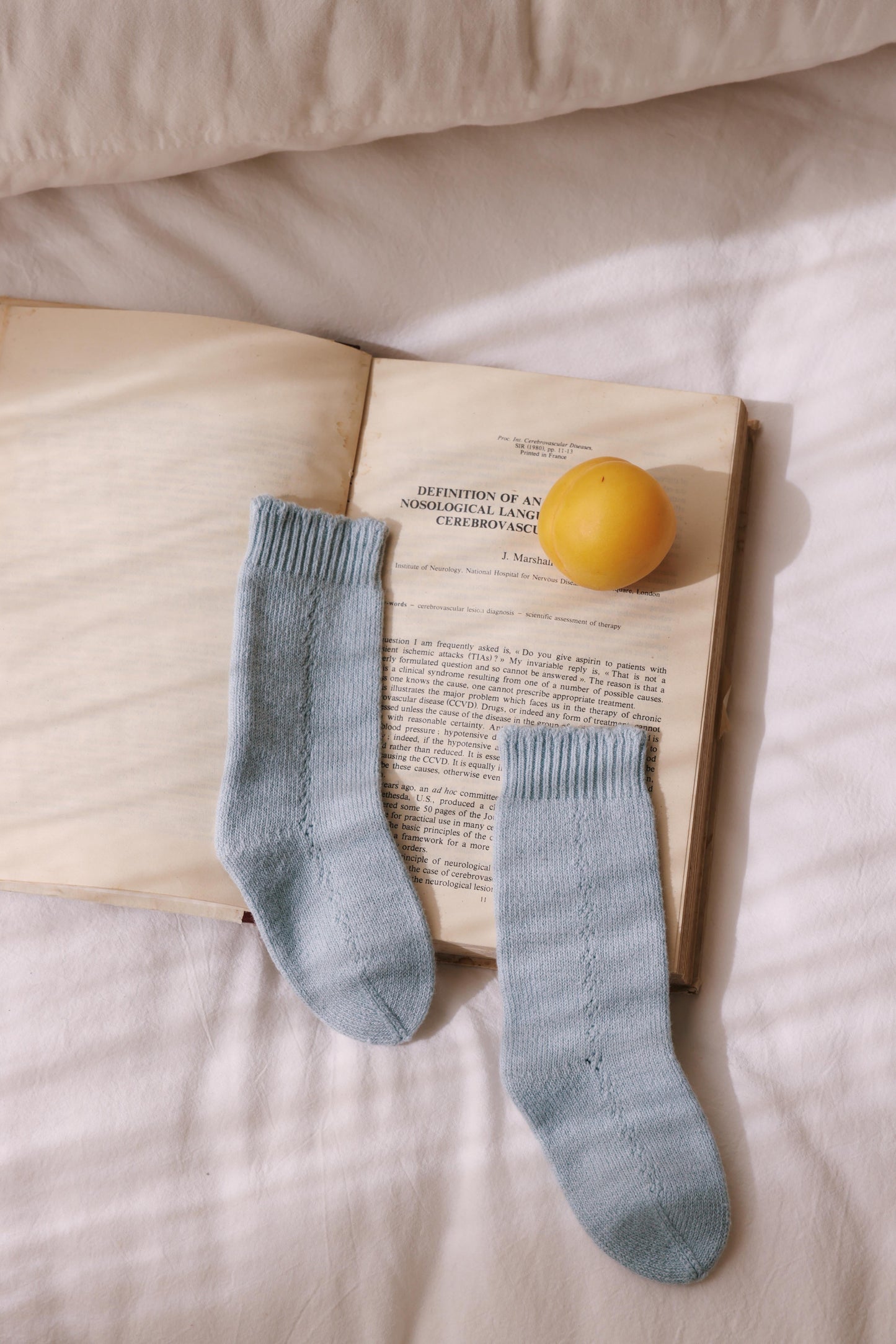 Avibae Luxary Cotton Patterned Openwork Romper  7-Piece Buddle Nestle Sky