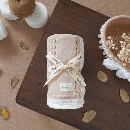 Avibae 100% Organic Cotton Baby Comfort Blanket