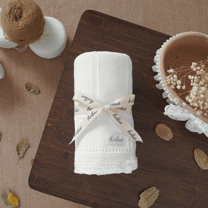 Avibae 100% Organic Cotton Baby Comfort Blanket