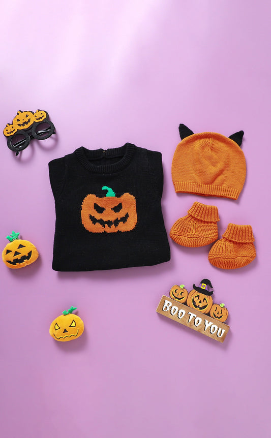 Halloween Costume Cotton Baby Romper 3-Piece