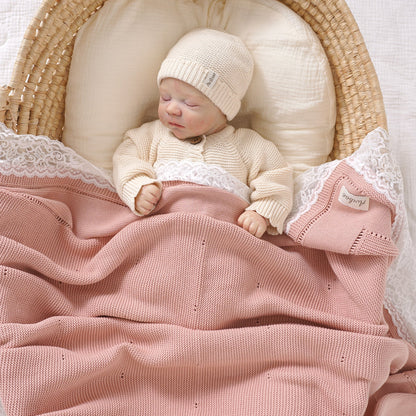 Avibae 100% Organic Cotton Baby Comfort Blanket