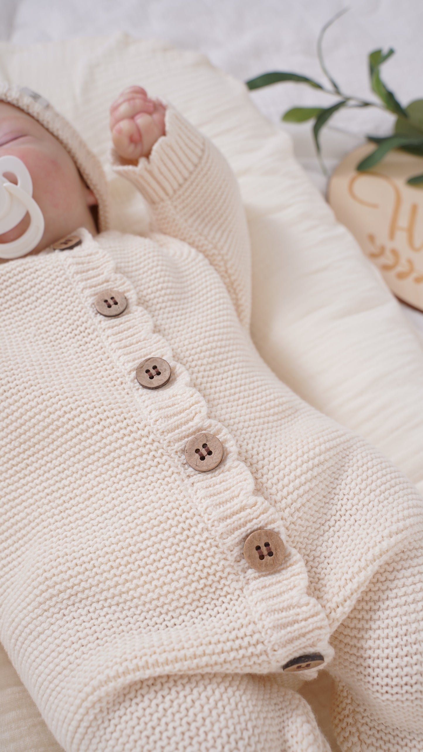 Avibae Classic  Luxary Cotton Stitch  7-Piece Buddle Milk Oat